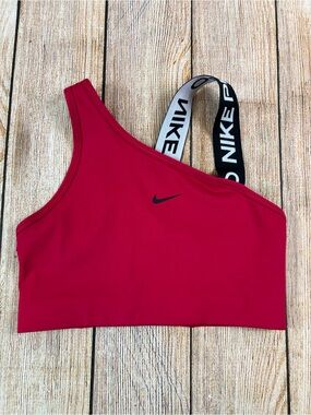 Women’s Nike Pro Swoosh Asymmetrical Sports Bra Size Small